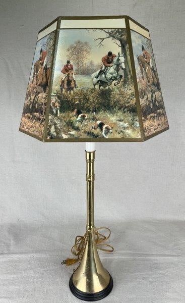 Equestrian Horse and Rider Motif Lamp (1 of 10)