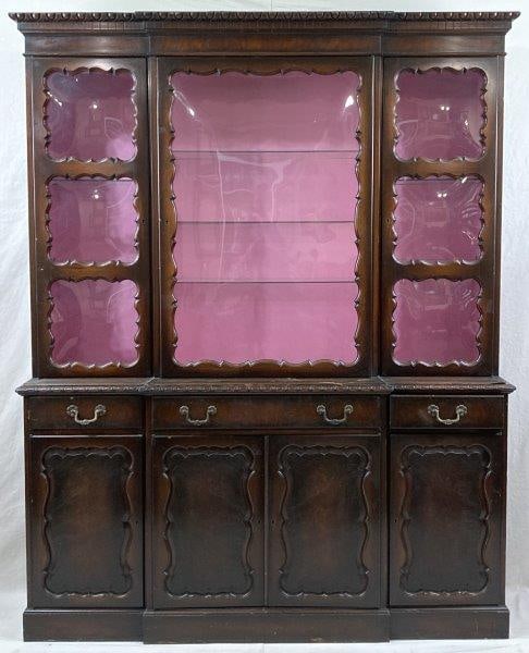 Mahogany Breakfront Cabinet (1 of 16)
