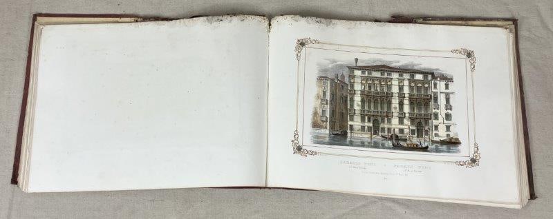 Joseph Kier “Venice” Portfolio of Hand-Colored Lithographs (1 of 17)