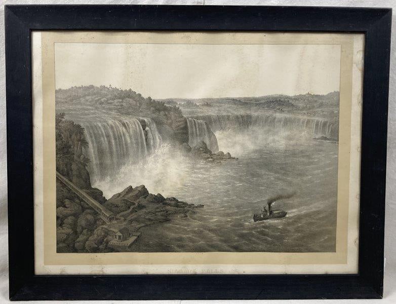 19th Century Lithograph of Niagara Falls (1 of 9)