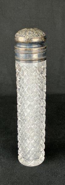Sterling Silver and Cut Glass Perfume Bottle (1 of 10)