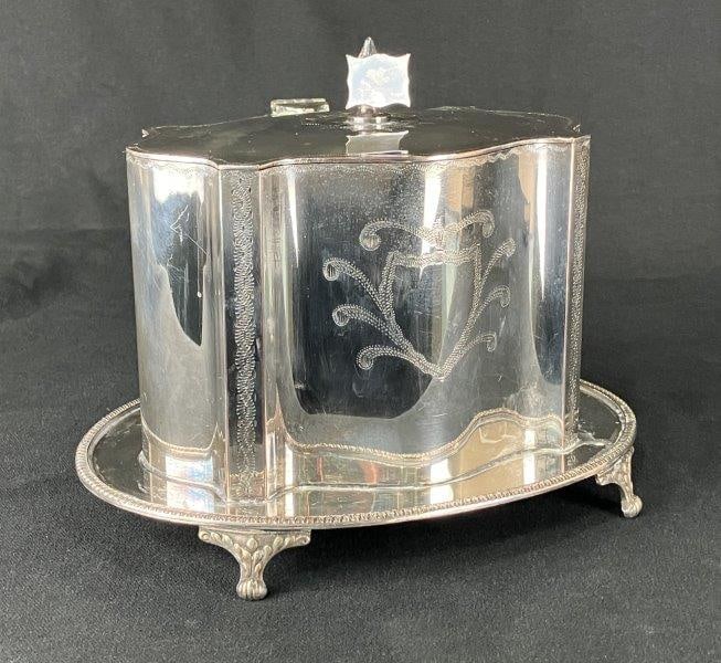 Silverplate Biscuit Barrel (1 of 10)