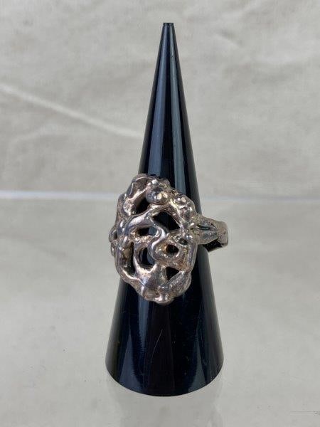 Abstract Sterling Silver Ring by Theo Sable (1 of 6)