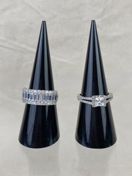 Sterling Silver Engagement Rings (1 of 6)