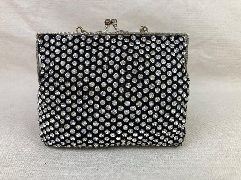Art Deco Rhinestone Jeweled Evening Bag (1 of 9)