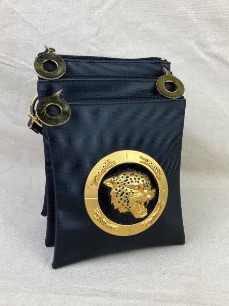 Nima Gold-Tone Leopard Emblem Crossbody Bag (1 of 13)