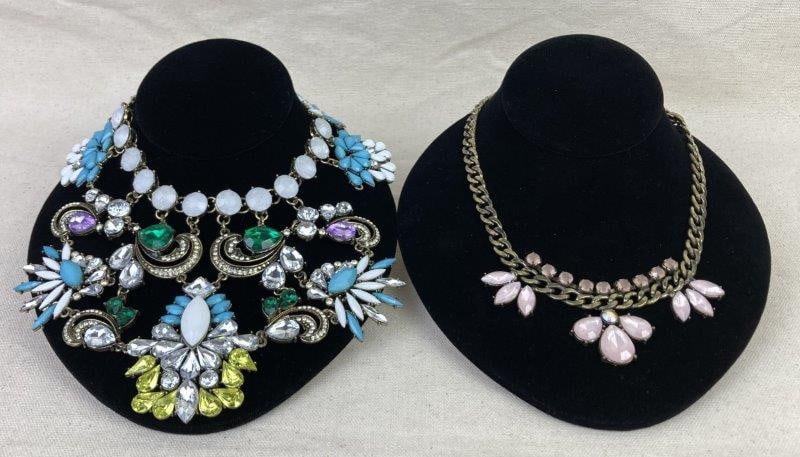 Vintage Statement Necklace Pair (1 of 6)