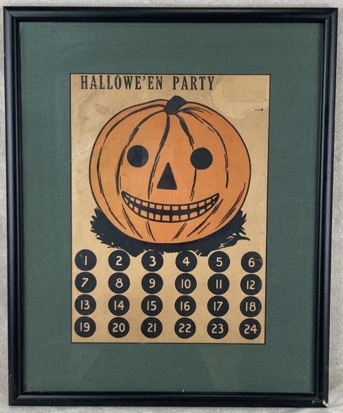 Halloween Party Game Pumpkin Relief Print (1 of 7)
