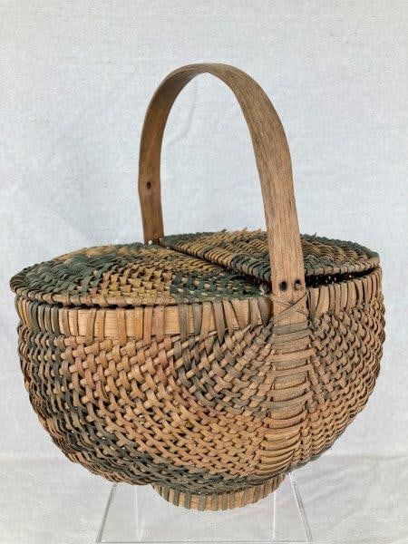 Appalachian Split Oak Covered Basket (1 of 6)