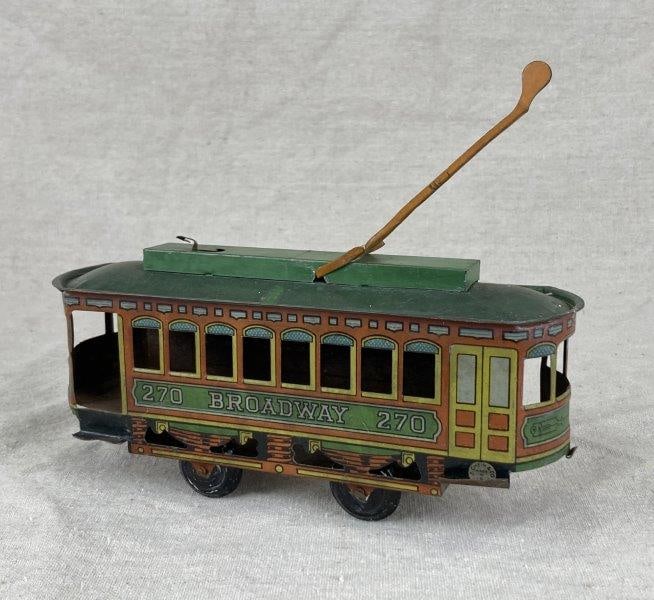 J. Chein & Co. Tin Lithographed Toy Trolley (1 of 11)