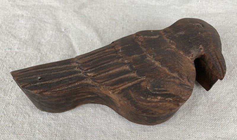 Folk Art Carved Bird Box (1 of 11)