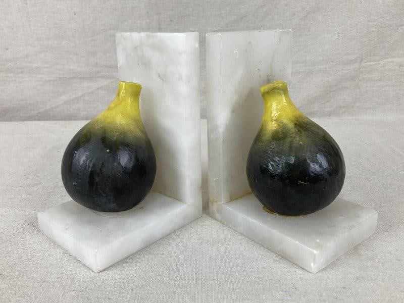 Alabaster Fruit Bookends (1 of 11)