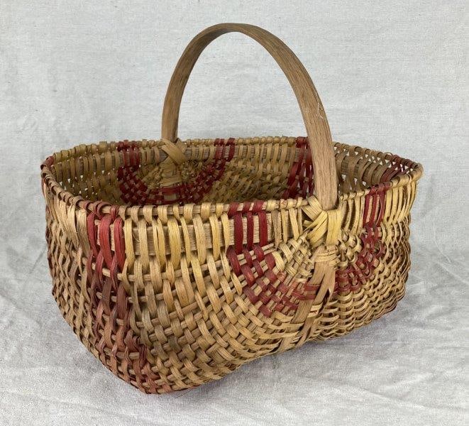 Country Gathering Splint Oak Basket (1 of 13)