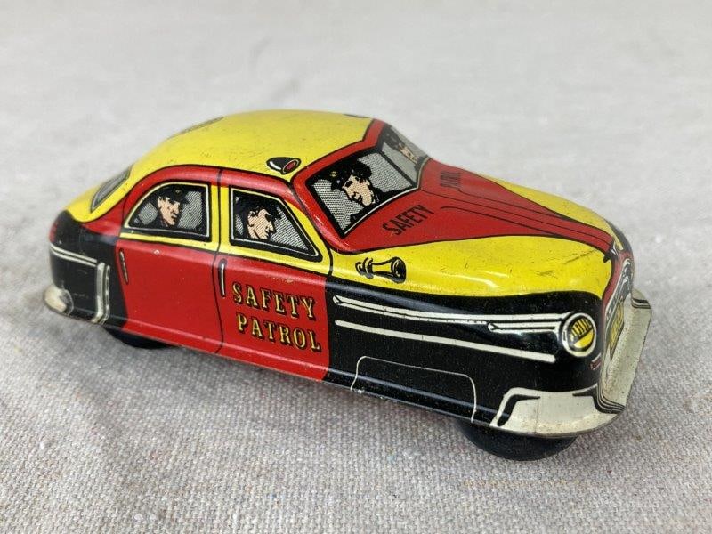 Lupor Tin Litho Safety Patrol Vehicle, Mid-20th Century (1 of 10)