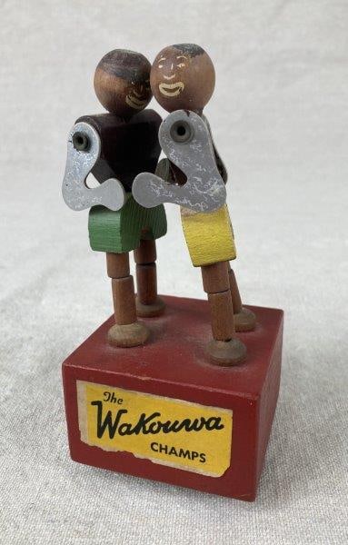 Vintage Wakouwa Boxing Champs Push Puppet Toy (1 of 11)