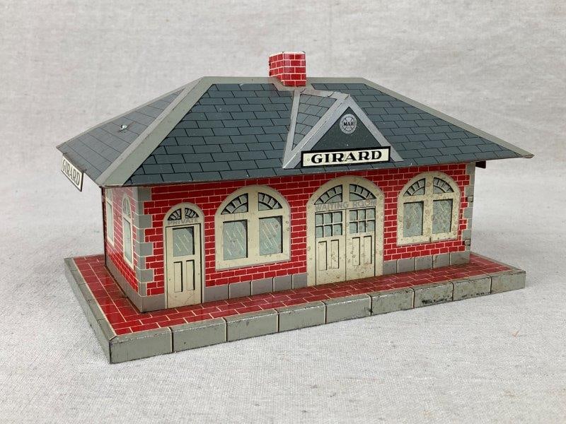 Marx Girard Tin Train Station Toy (1 of 10)