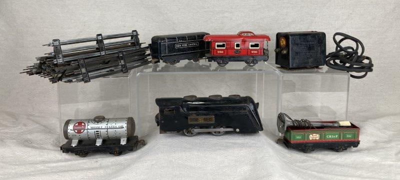 Vintage Marx Tin Toy Train Set, New York Central System (1 of 20)