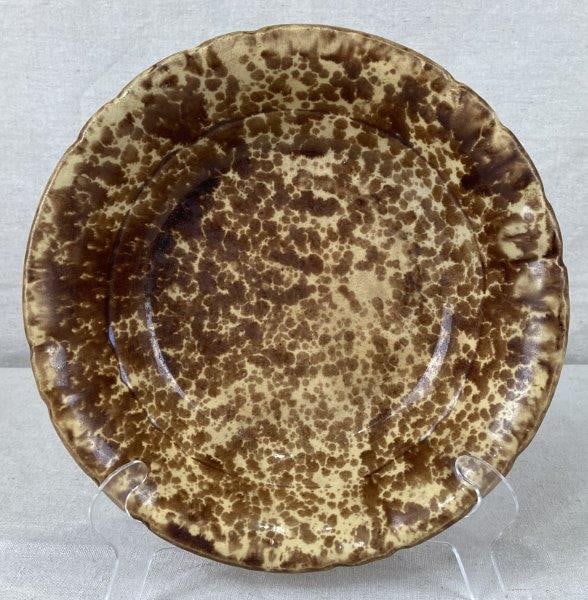 Yellowware Bowl with Rockingham Glaze (1 of 5)