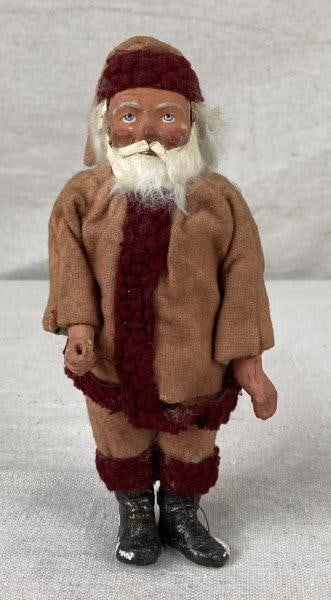 Vintage Paper Mache Santa (1 of 9)