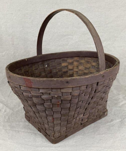 Country Split Oak Gathering Basket (1 of 12)