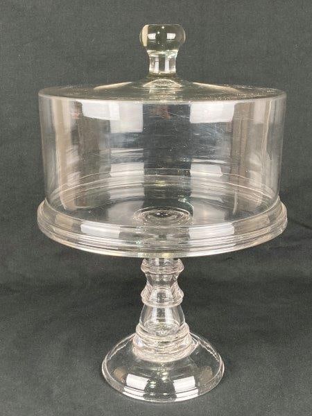 Glass Cake Stand and Dome (1 of 8)