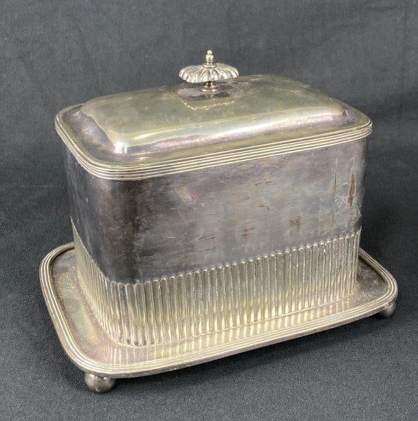 English Silver Plate Biscuit Box (1 of 11)