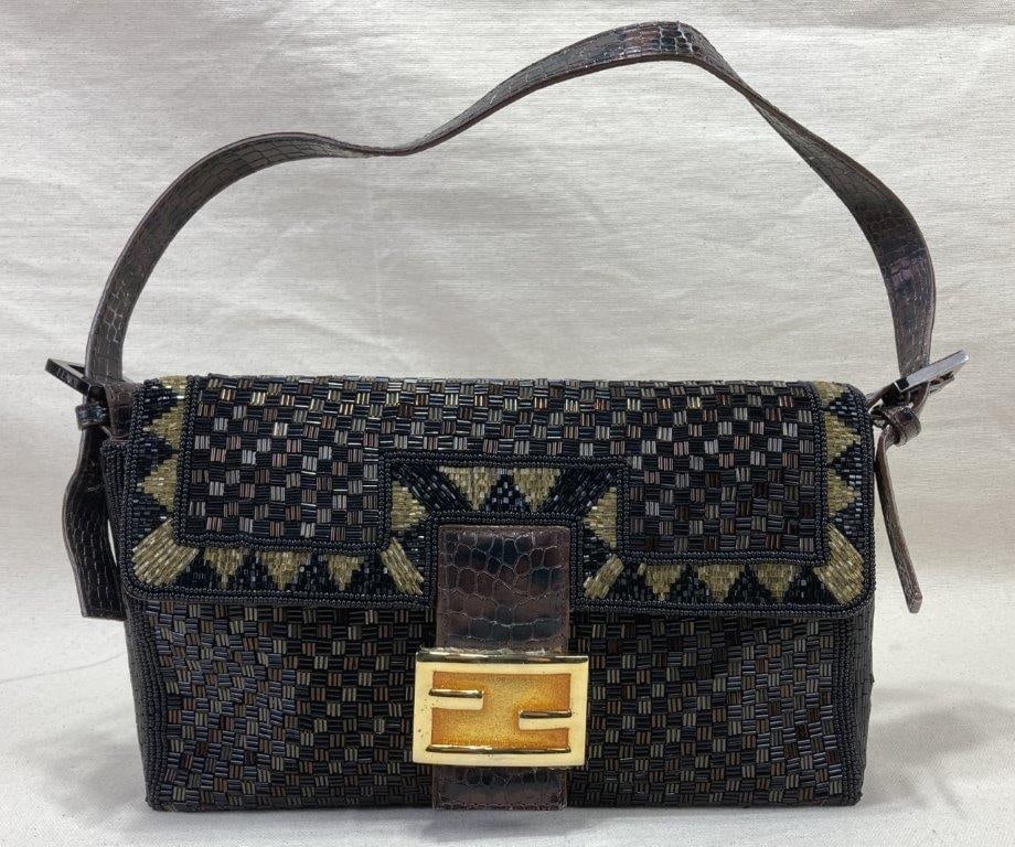 Art Deco Style Beaded Baguette Bag (1 of 11)
