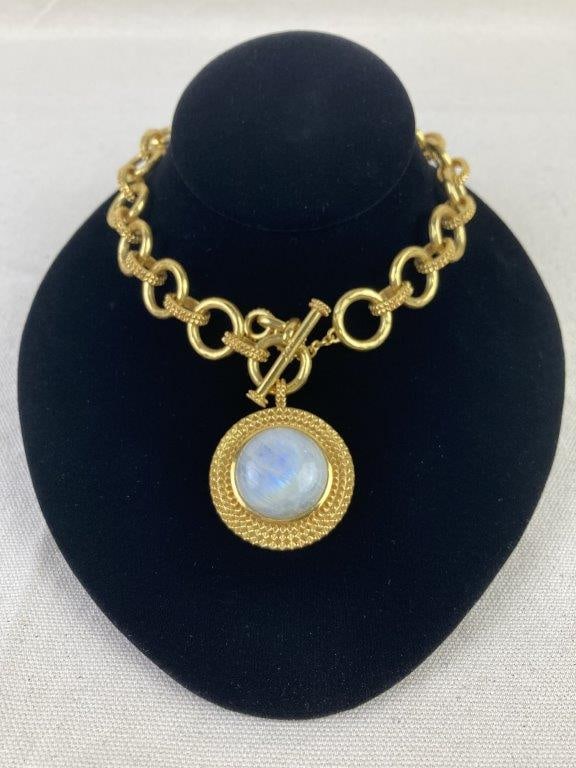 Julie Vos 24 Kt Gold Plated Statement Necklace (1 of 6)