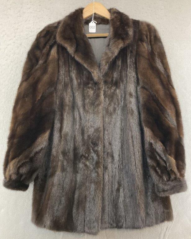 Saga Mink Ranched Mink Fur Coat