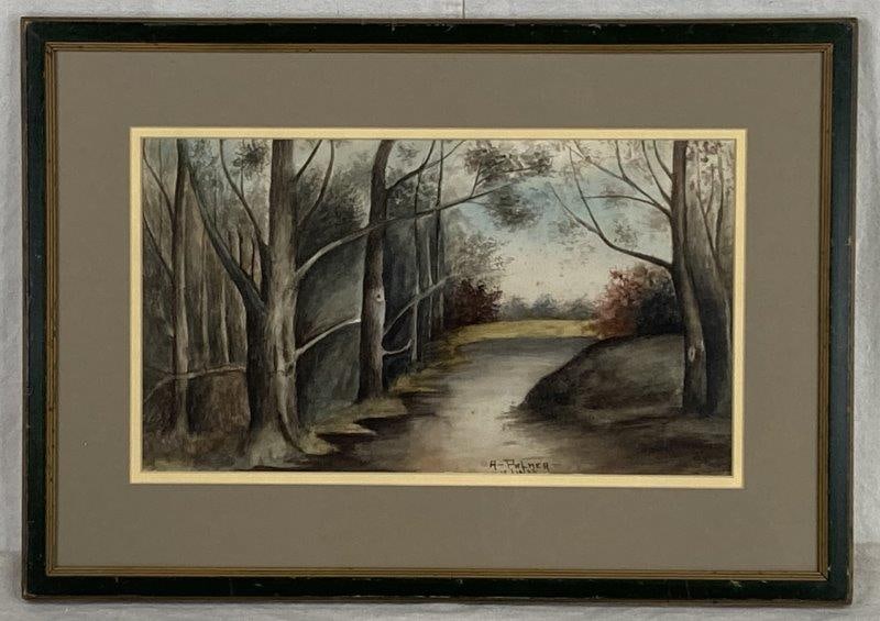 Watercolor Landscape by A. Palmer (1 of 6)