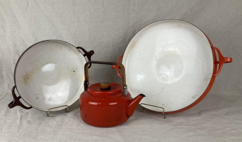 Mid Century Enamel Cookware Featuring Dansk (1 of 17)