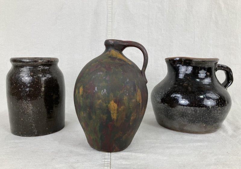 Southern Stoneware Pottery Vessels (1 of 14)