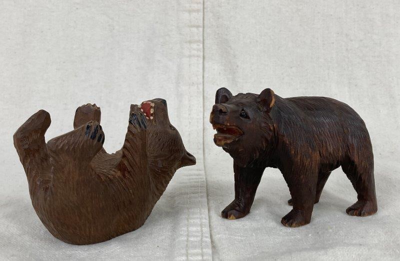 Folk Art Carved Bears (1 of 12)