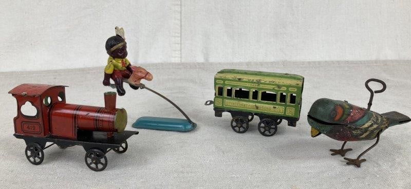 Collection of Antique Tin Toys (1 of 8)