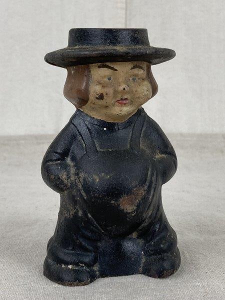 Cast Iron Amish Boy Coin Bank (1 of 7)