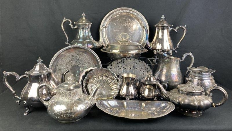 Large Collection of Silverplate (1 of 17)