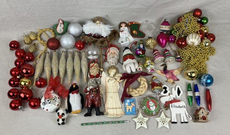 Vintage Christmas Ornament Assortment (1 of 9)