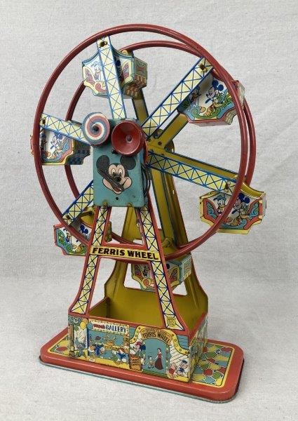 Walt Disney Tin Litho Wind Up Ferris Wheel Toy (1 of 8)