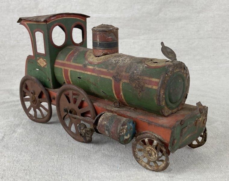 Antique Tin Locomotive Wind-Up Toy (1 of 9)