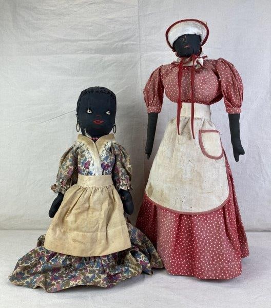 Black Americana Folk Art Dolls (1 of 20)