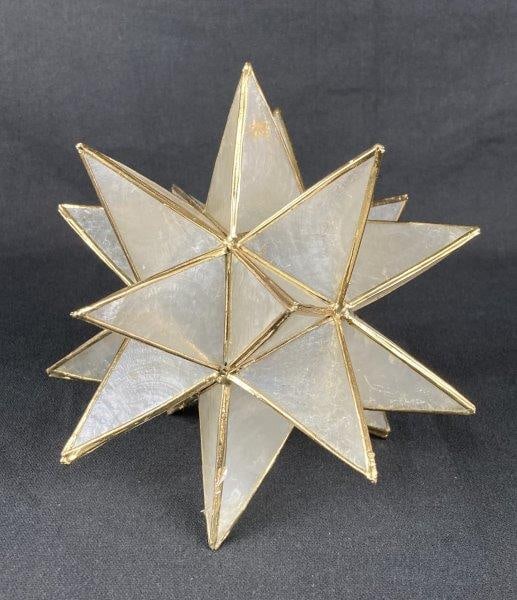 Capiz Shell Star Tree Topper Ornament, (1 of 5)