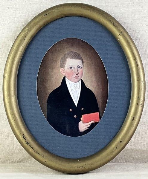 Portrait Print of Young Master Brown after John Brewster Jr. (1 of 3)