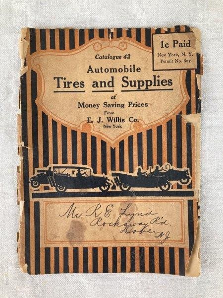 E.J. Willis Co. Automobile Tires and Supplies Catalog (1 of 9)