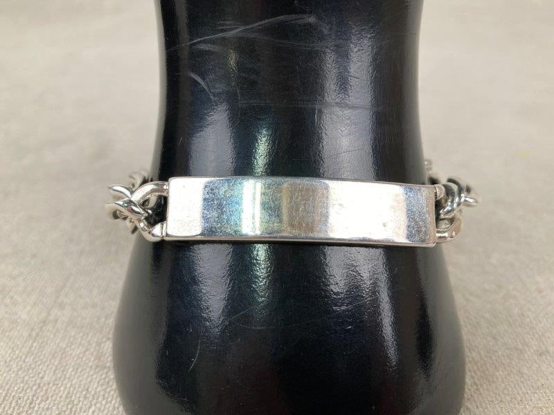 Sterling Silver Plate Bracelet (1 of 4)