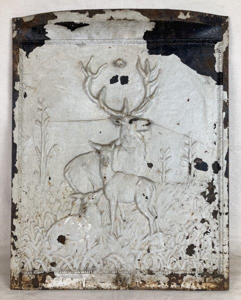 Stag Cast Iron Fireplace Cover (1 of 8)