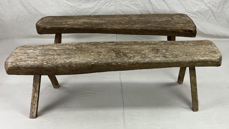 Primitive Log Benches (1 of 9)
