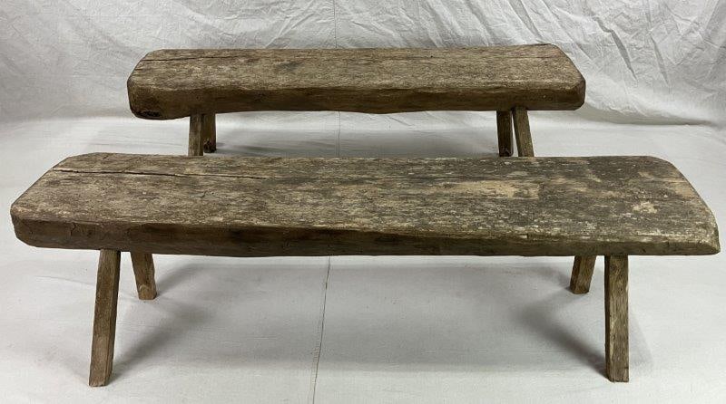 Primitive Log Benches (1 of 10)