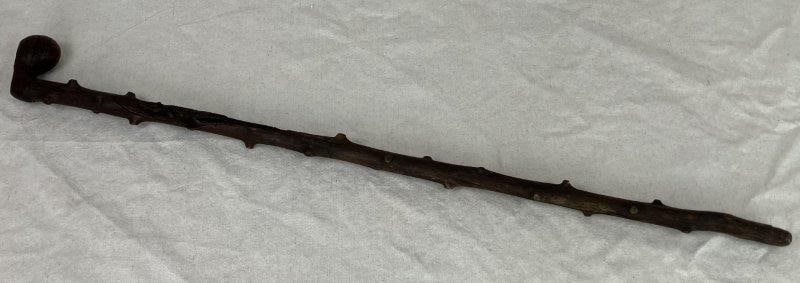 Folk Art Carved Cane (1 of 7)