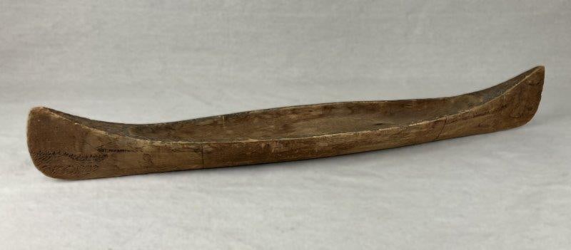Native American Hand-Carved Canoe (1 of 11)