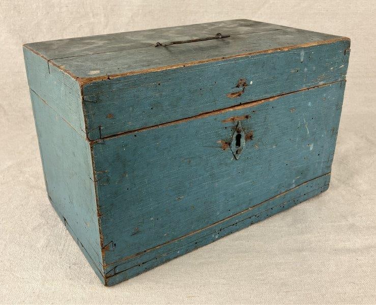 19th Century Folk Art Painted Box (1 of 11)